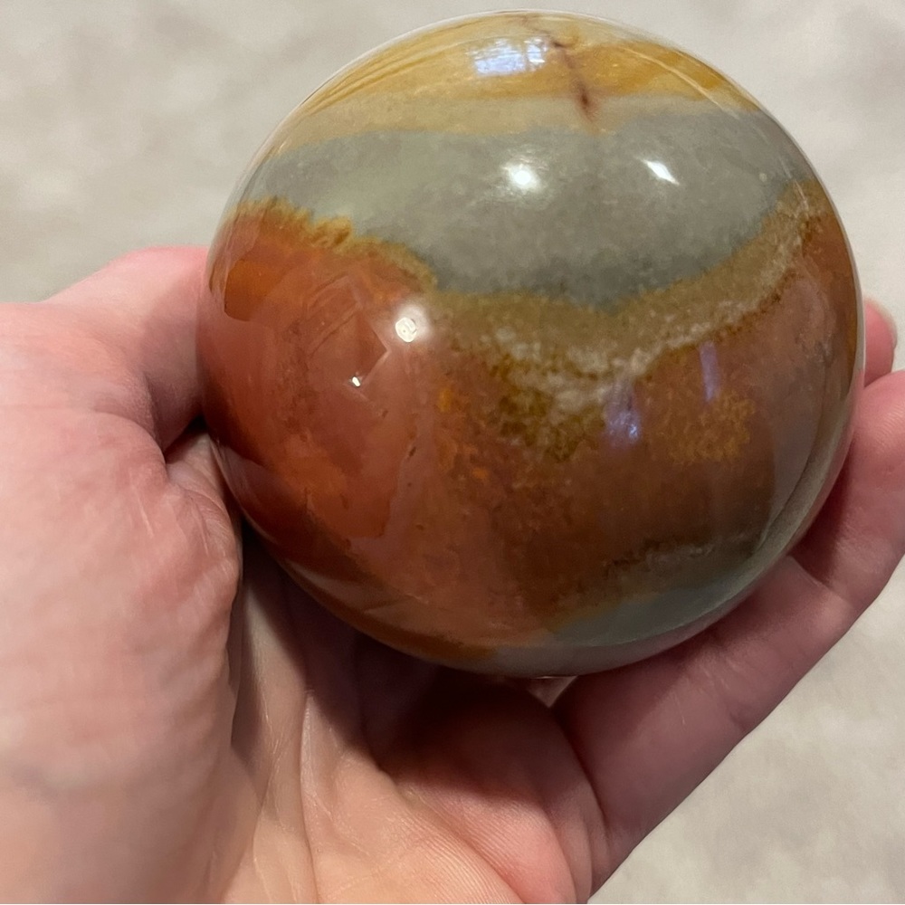 Polychrome Jasper Sphere - Picture 9 of 15